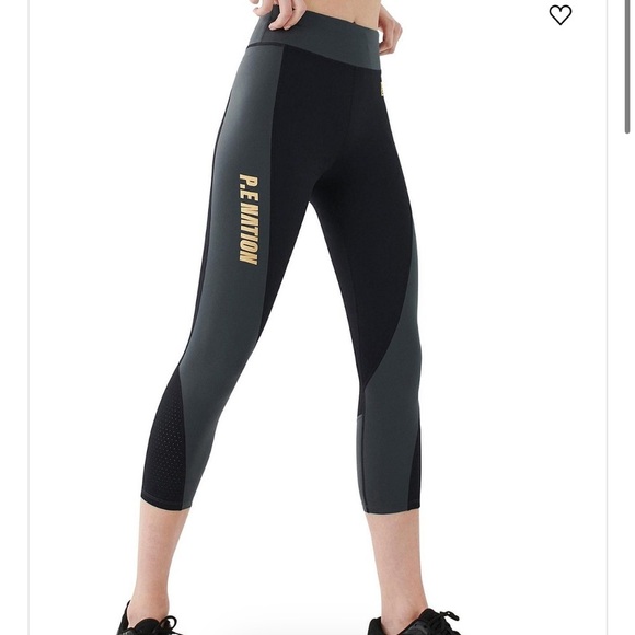 P.E Nation Pants - P.E Nation Black and Gray Leggings